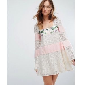 Majorelle Embroidered Lace Grove Dress  